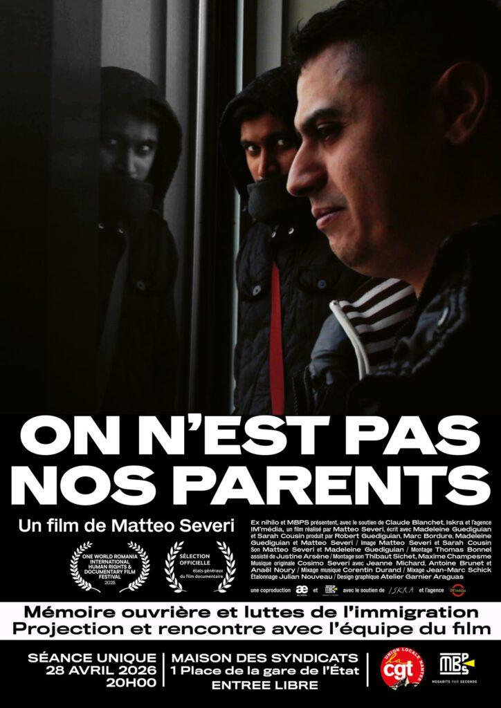 Film documentaire : « ON N’EST PAS NOS PARENTS » de Matteo Severi